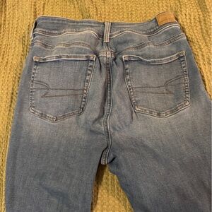 Classic Blue Women's Jeans American eagle low rise kick boot